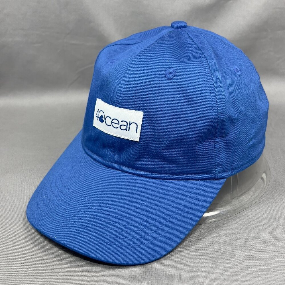 4Ocean Strapback Hat Cap Activewear Beach Clean Up Outdoor 6 Panel Dad Mens